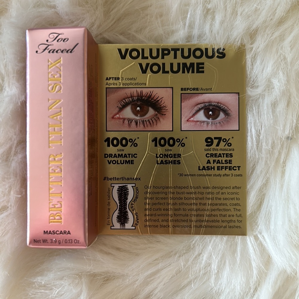 Too Faced Better Than Sex Mascara Travel size set of 2 - Picture 2 of 7